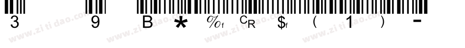 3 of 9 Barcode(1)字体转换